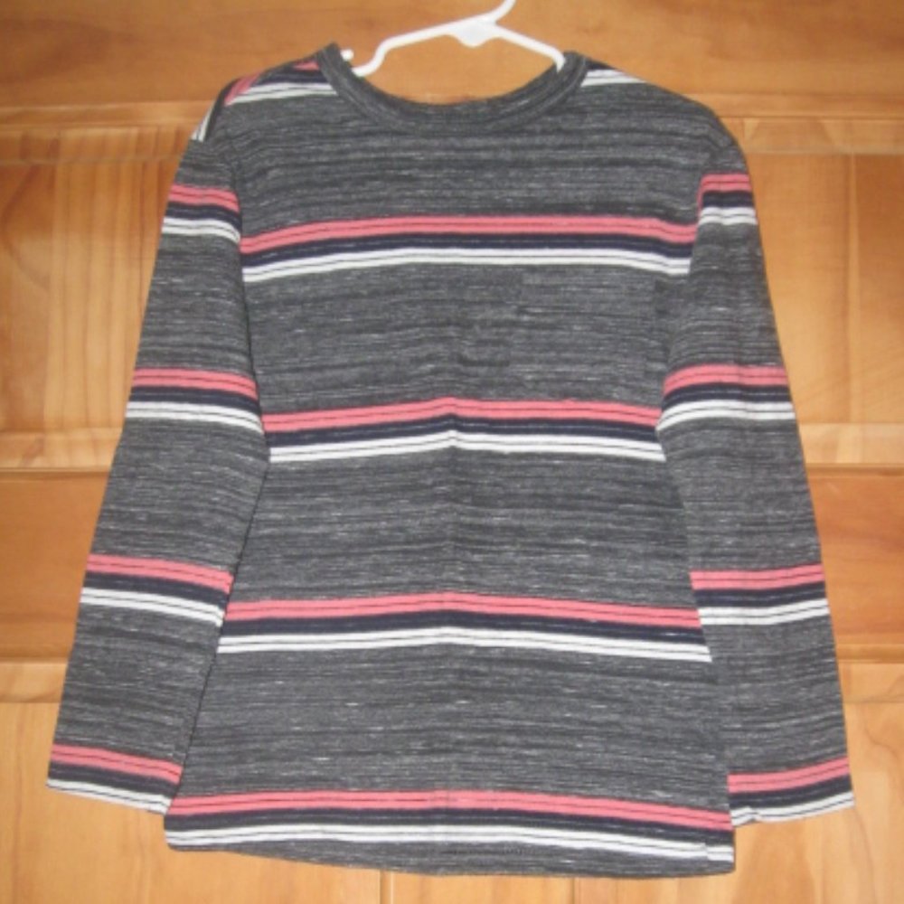 5/$30 Boys Cat & Jack Striped Long Sleeve Shirt